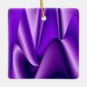 Lila Blume Regenbogen Träume Keramikornament