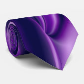 Lila Blume Regenbogen Träume Krawatte (Gerollt)