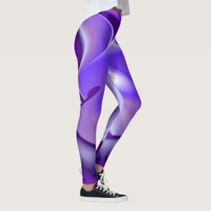 Lila Blume Regenbogen Träume Leggings