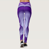 Lila Blume Regenbogen Träume Leggings (Rückseite)