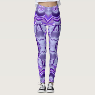 Lila Blume Regenbogen Träume Leggings
