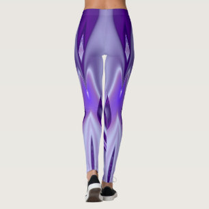 Lila Blume Regenbogen Träume Leggings