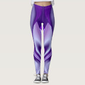 Lila Blume Regenbogen Träume Leggings (Vorderseite)
