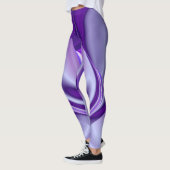 Lila Blume Regenbogen Träume Leggings (Links)