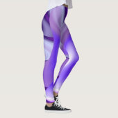 Lila Blume Regenbogen Träume Leggings (Rechts)