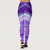 Lila Blume Regenbogen Träume Leggings (Rückseite)