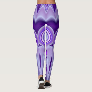 Lila Blume Regenbogen Träume Leggings