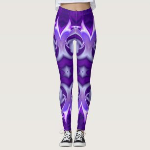Lila Blume Regenbogen Träume Leggings
