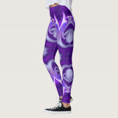 Lila Blume Regenbogen Träume Leggings (Links)
