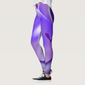 Lila Blume Regenbogen Träume Leggings (Links)
