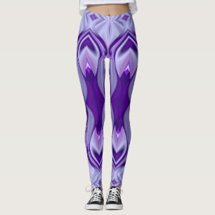 Lila Blume Regenbogen Träume Leggings