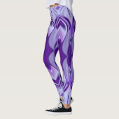 Lila Blume Regenbogen Träume Leggings (Links)
