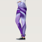 Lila Blume Regenbogen Träume Leggings (Links)