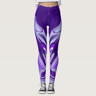 Lila Blume Regenbogen Träume Leggings