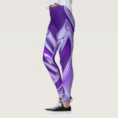 Lila Blume Regenbogen Träume Leggings (Links)