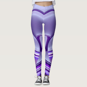 Lila Blume Regenbogen Träume Leggings