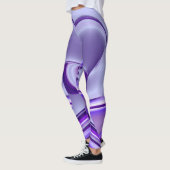 Lila Blume Regenbogen Träume Leggings (Links)