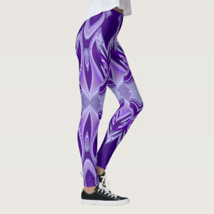 Lila Blume Regenbogen Träume Leggings
