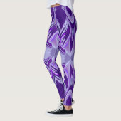 Lila Blume Regenbogen Träume Leggings (Links)