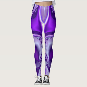 Lila Blume Regenbogen Träume Leggings