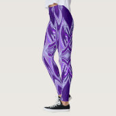 Lila Blume Regenbogen Träume Leggings (Links)