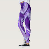 Lila Blume Regenbogen Träume Leggings (Links)