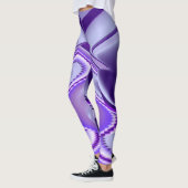 Lila Blume Regenbogen Träume Leggings (Links)
