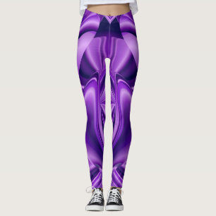 Lila Blume Regenbogen Träume Leggings