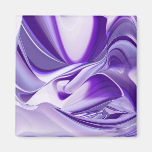 Lila Blume Regenbogen Träume Magnet