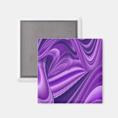 Lila Blume Regenbogen Träume Magnet (Vorderseite/Rückseite)