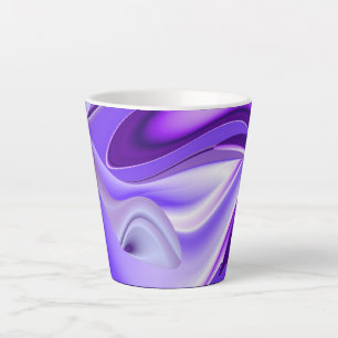 Lila Blume Regenbogen Träume Milchtasse