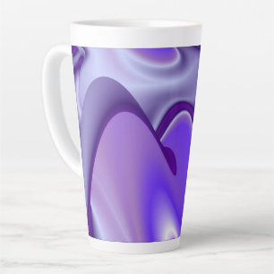 Lila Blume Regenbogen Träume Milchtasse