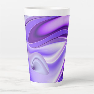 Lila Blume Regenbogen Träume Milchtasse
