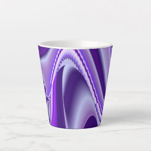Lila Blume Regenbogen Träume Milchtasse