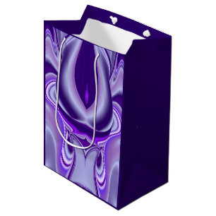 Lila Blume Regenbogen Träume Mittlere Geschenktüte