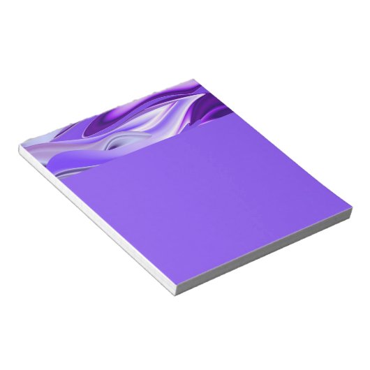 Lila Blume Regenbogen Träume Notizblock (angewinkelt)