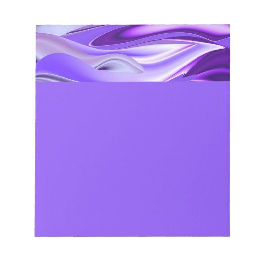 Lila Blume Regenbogen Träume Notizblock (Vorderseite)