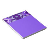 Lila Blume Regenbogen Träume Notizblock (angewinkelt)