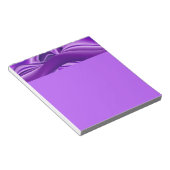 Lila Blume Regenbogen Träume Notizblock (angewinkelt)