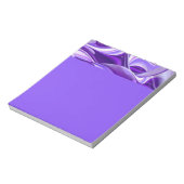 Lila Blume Regenbogen Träume Notizblock (Rotiert)