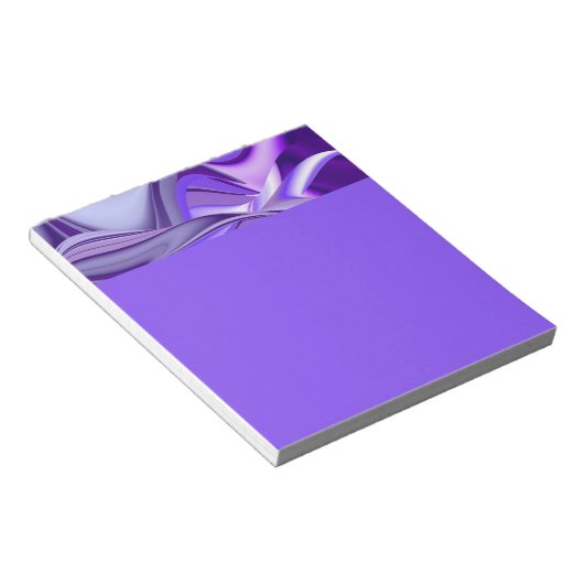 Lila Blume Regenbogen Träume Notizblock (angewinkelt)