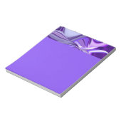 Lila Blume Regenbogen Träume Notizblock (Rotiert)