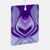 Lila Blume Regenbogen Träume Ornament Aus Metall (Vorderseite Rechts)