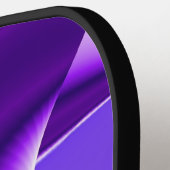 Lila Blume Regenbogen Träume Pickleball Schläger (Linke Seite)