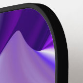 Lila Blume Regenbogen Träume Pickleball Schläger (Linke Seite)