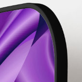 Lila Blume Regenbogen Träume Pickleball Schläger (Linke Seite)