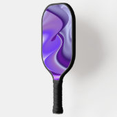Lila Blume Regenbogen Träume Pickleball Schläger (Links)