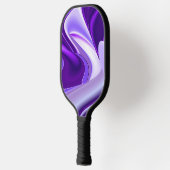 Lila Blume Regenbogen Träume Pickleball Schläger (Links)