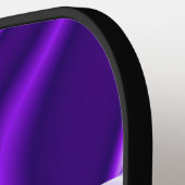 Lila Blume Regenbogen Träume Pickleball Schläger (Linke Seite)