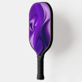 Lila Blume Regenbogen Träume Pickleball Schläger (Links)